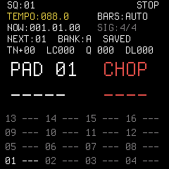 停下时按 SAVE,主页右侧写 SAVED